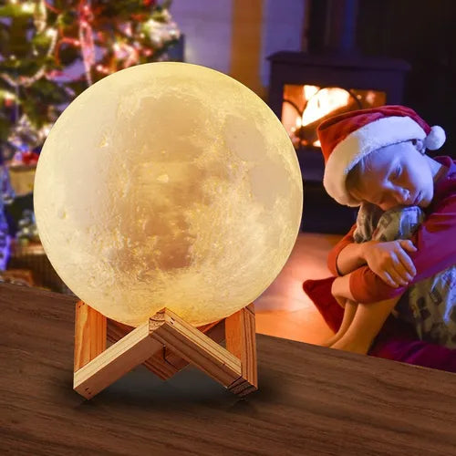 Lámpara Galáctica 3D™ — Nebulosa Realista + 16 Colores + Control Remoto